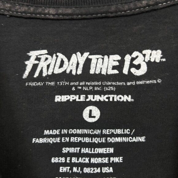 Bloody Disgusting x Friday the 13th Jason Lives Horror Tee L - Picture 4 of 4